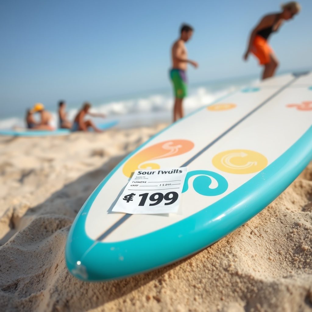Group surfing lesson